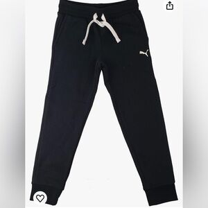 ❤️3 for 25! Puma Girls Drawstring Joggers, black